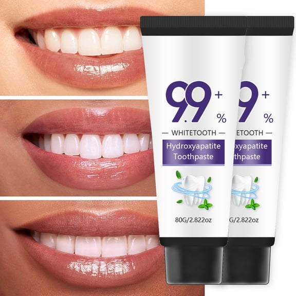 Peppermint Toothpaste for Sensitive Teeth, Whitening Formula to Brighten Smile & Protect Enamel, 80g Tube, 1 Count