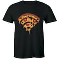 thumbnail image 1 of Pepperoni Cheesy Topping Pizza Slice Food Lovers Wifi French Italian T-Shirt, 1 of 4