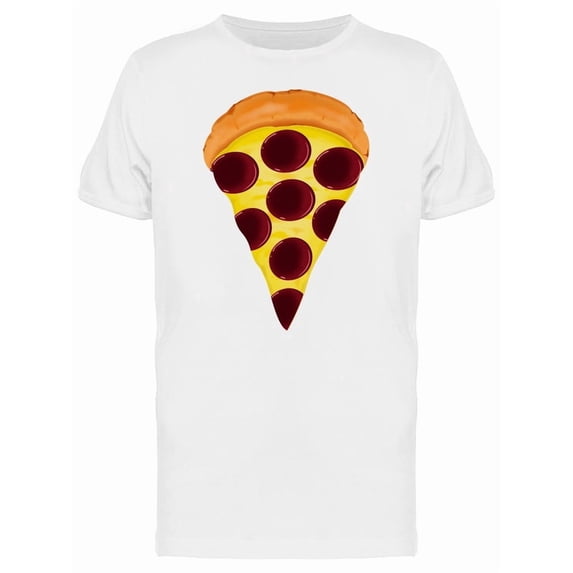 Pepperoni Modern Art Pizza Tee Men's -Image by Shutterstock
