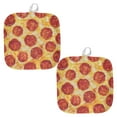 thumbnail image 1 of Pepperoni Pizza All Over Pot Holder (Set of 2), 1 of 2