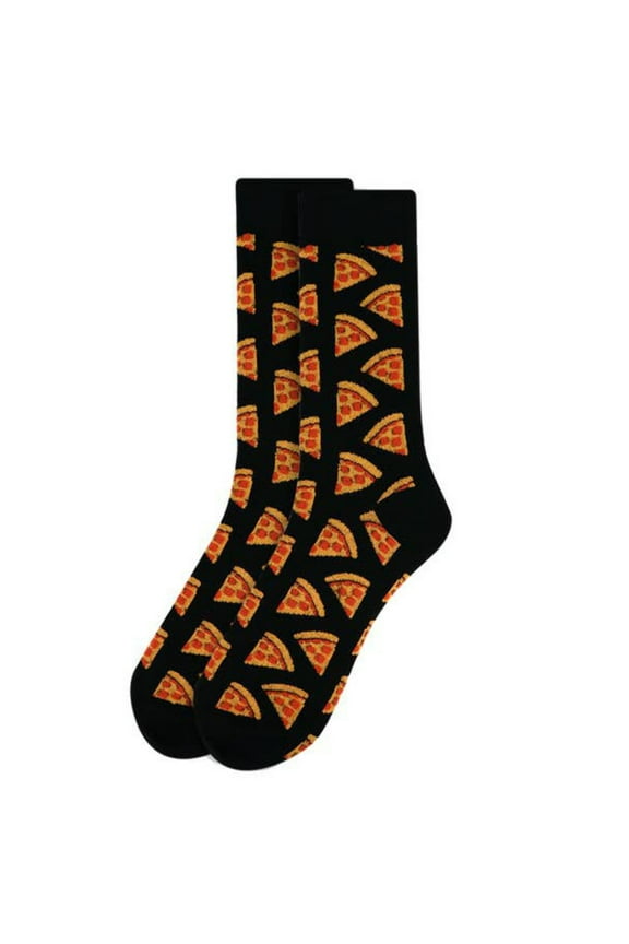 Pepperoni Pizza Novelty Socks (Mens)