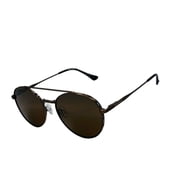 Peppers Django Shiny Dark Antique Brown with Brown Polarized Sunglasses