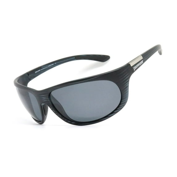 Peppers Jax Crystal Grey Black Woody Pattern With Smoke Polarized Sunglasses