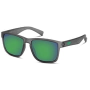 Peppers Longpointe Frosted Grey with Green Diamond Mirror Polarized Lens Sunglasses