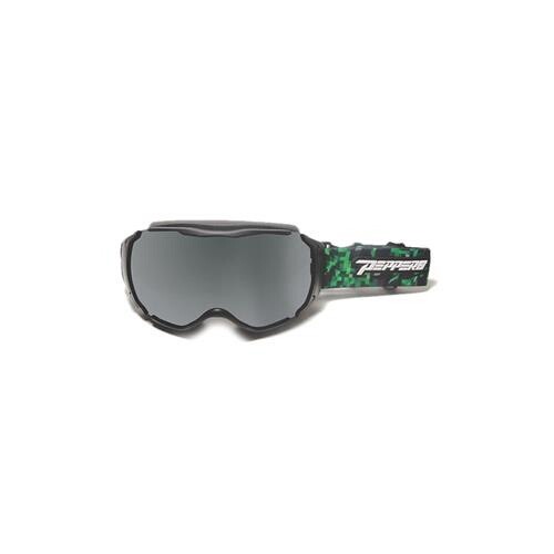 Peppers Eyewear SUMMIT Black/Smoke (Silver Mirror Lens) Snow Goggles