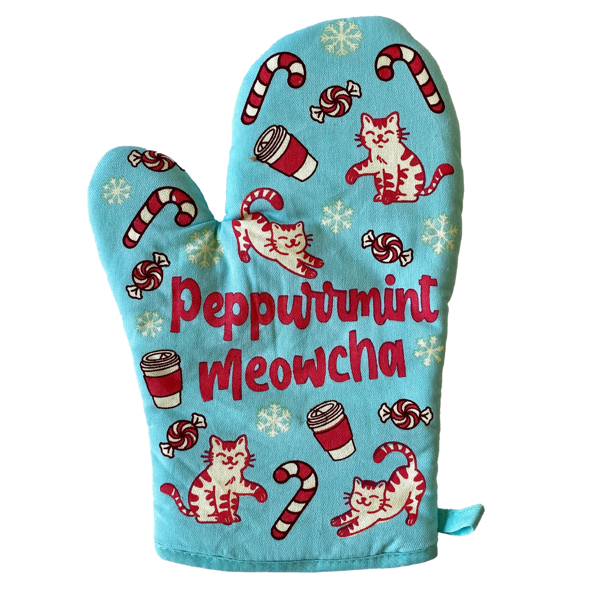 Made from Scratch Oven Mitt Funny Pet Cat Kittly Lover Graphic Novelty Kitchen Glove (Oven Mitt)