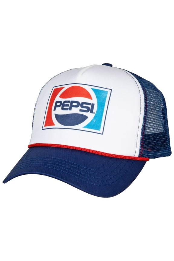 DAS COMPANIES Vintage Pepsi White And Blue Rope Snapback Hat