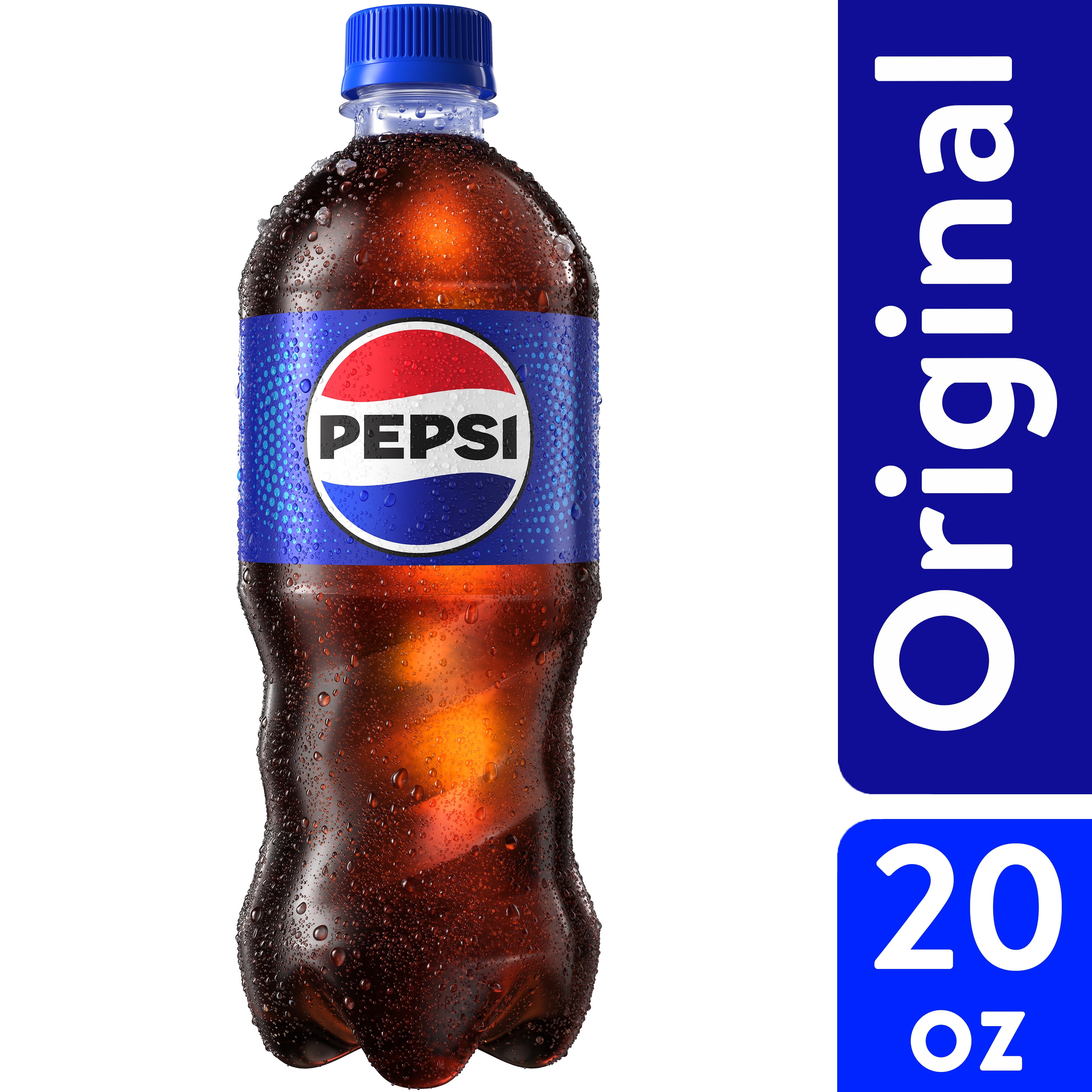 Pepsi Cola Soda Pop, 20 fl oz Bottle - Walmart.com