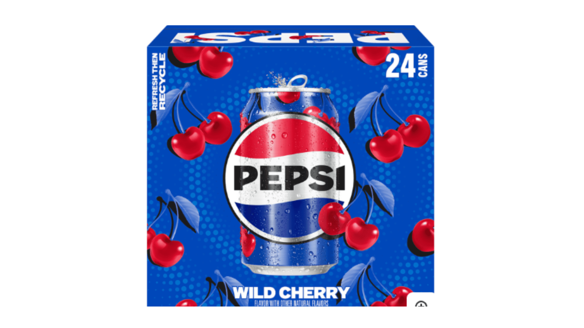 Pepsi Cola Wild Cherry Soda, 12 fl oz Cans, 24 Pack