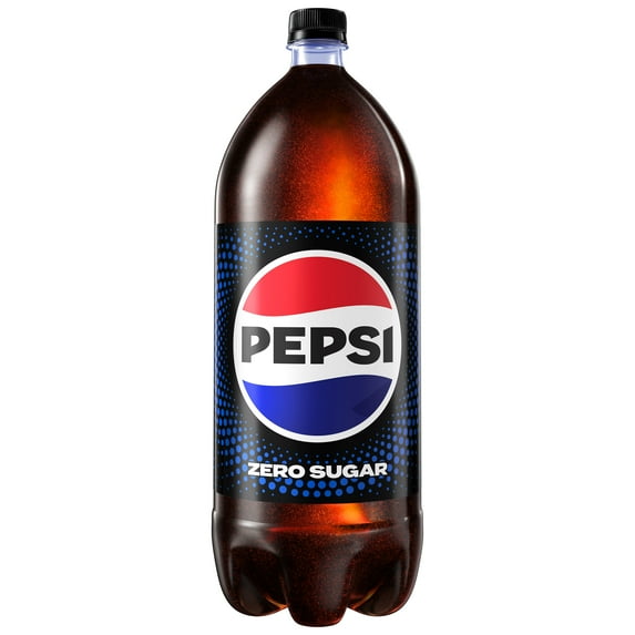 Pepsi Cola Zero Sugar Soda Pop, 2 Liter Size Bottle
