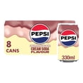 thumbnail image 1 of Pepsi Cream Soda Soft Drink Cans 8x330ml, Imported from Britain, 1 of 1