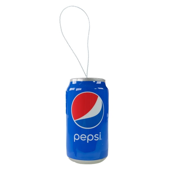 Pepsi, Decoupage Christmas Ornament, 4 inches Tall, Plastic, Blue