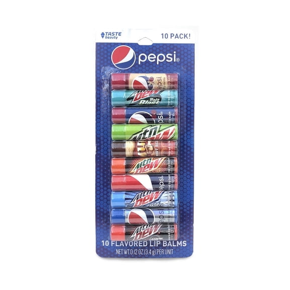 Pepsi Flavored Lip Balms, 10-Pack