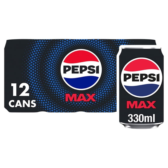 Pepsi Max 12 X 330Ml, Imported from Britain