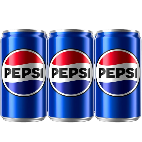 Pepsi Mini Cans, 7.5 Fl Oz, 6 Count