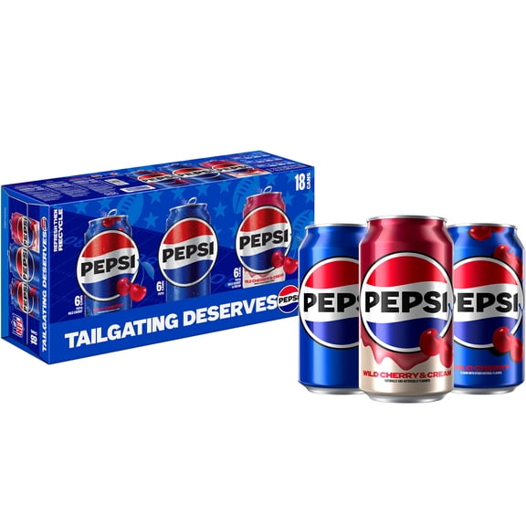 Pepsi NFL Variety Pack 12 fl oz, 18ct Can