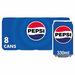 Pepsi Regular 8 x 330ml, British Import (Pack of 2)