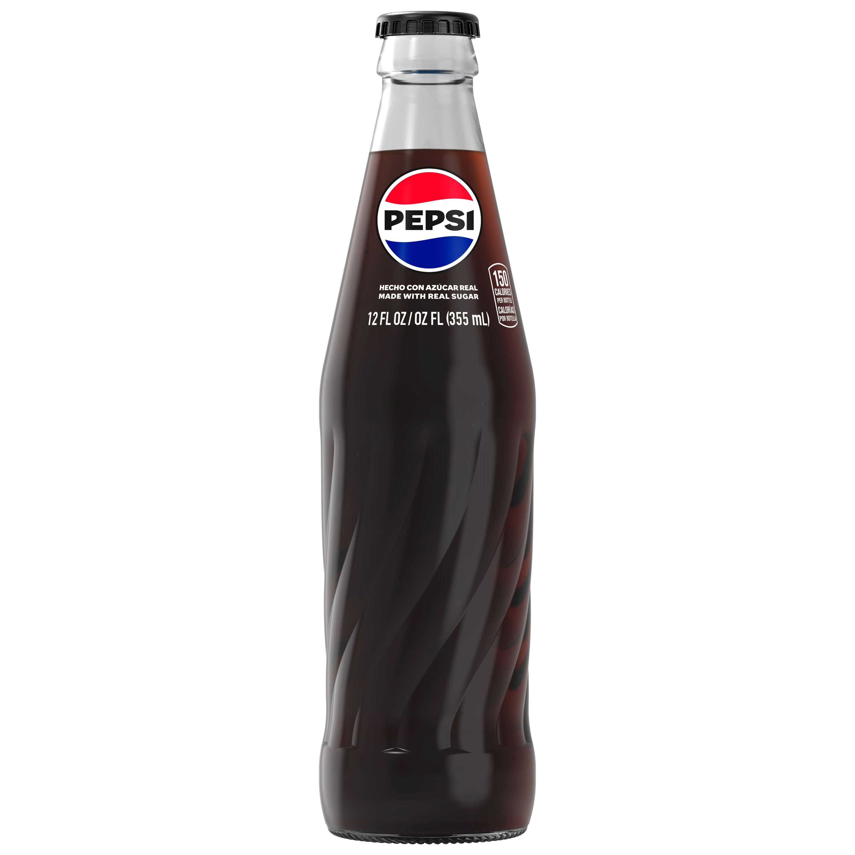 Pepsi Real Sugar, 12 fl oz, 1 Count Glass Bottle