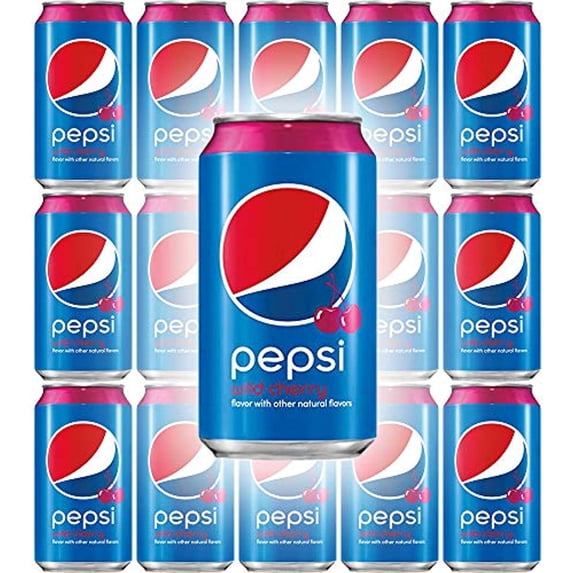 Pepsi Wild Cherry, 12 Fl Oz Cans (Pack Of 15, Total Of 180 Fl Oz)