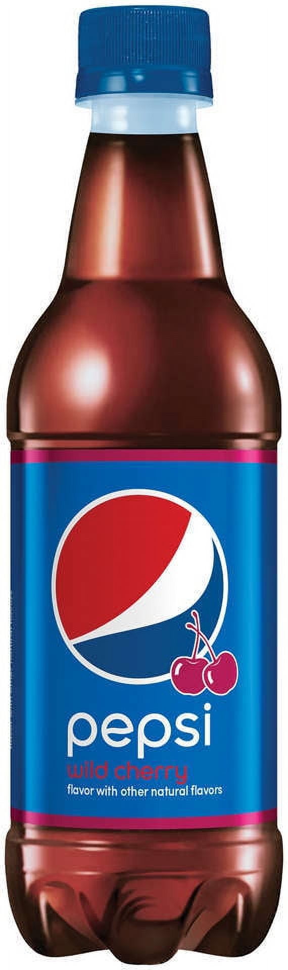 Pepsi Wild Cherry Flavored Soda, 16 Fl. Oz. - Walmart.com