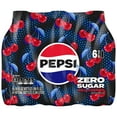 thumbnail image 1 of Pepsi Zero Sugar Soda Wild Cherry 16 fl oz, 6 Count Bottles, 1 of 6