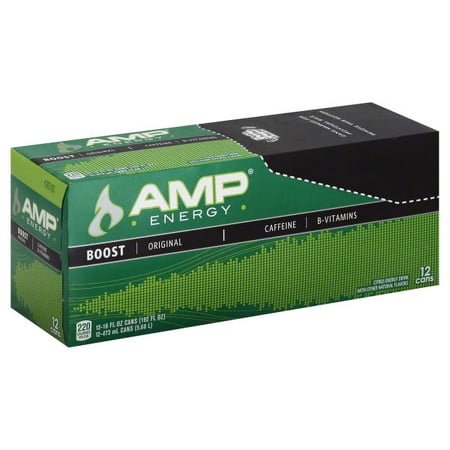 PepsiCo AMP Energy Drink, 12 ea