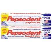 Pepsodent Complete Care Anticavity Enamel-Safe Cavity Protection Toothpaste, Original, 5.5 oz, 2 Pack