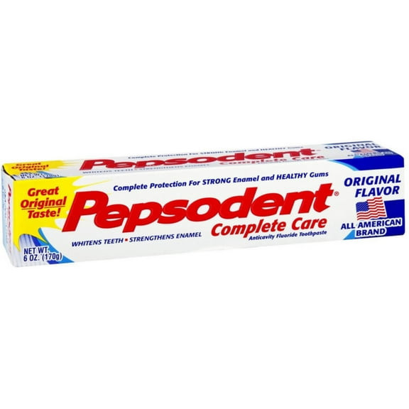 Pepsodent Complete Care Toothpaste Original Flavor 6 oz (Pack of 6)