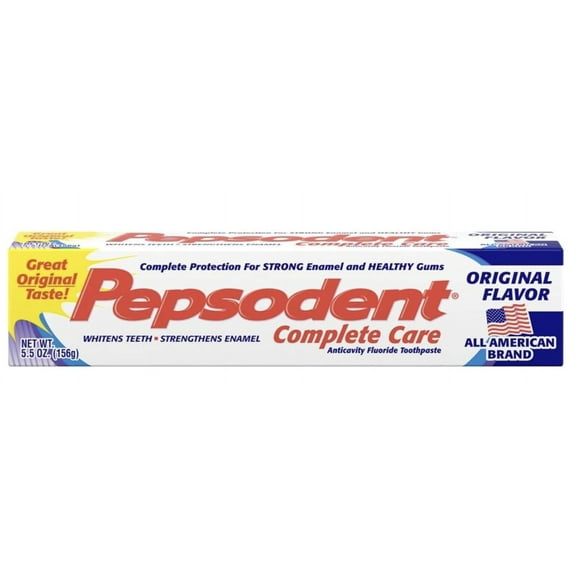 Pepsodent Complete Care Toothpaste SR25 Original Flavor 5.5 oz (Pack of 24)