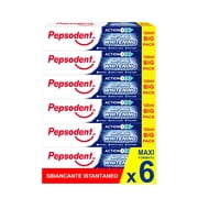 Pepsodent Toothpaste 125 ml Natural Whitening | Anti-Tartar | Big Pack 6 x 125 ml Pack