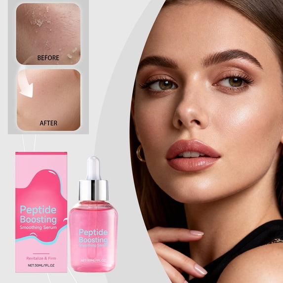Peptide Boosting Serum Resist-Aging Care With 5 Ceramides Vegan Hydrating Antioxidant Serum For Firmness Wrinkles 30ml