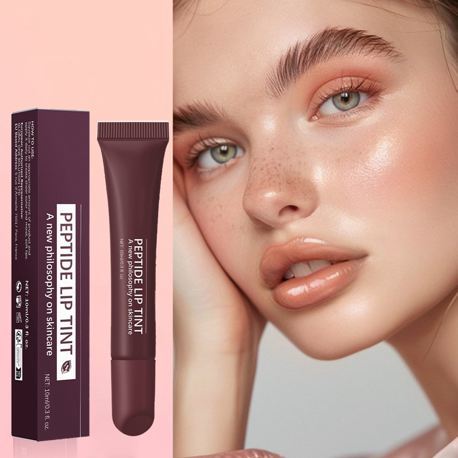 Peptide Colored Lipstick Moisturizing And Protecting The Lips