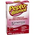 thumbnail image 1 of Pepto-Bismol 5 Symptoms Digestive Relief Chewable Tablets, Cherry 30 Each - (Pack of 3), 1 of 5