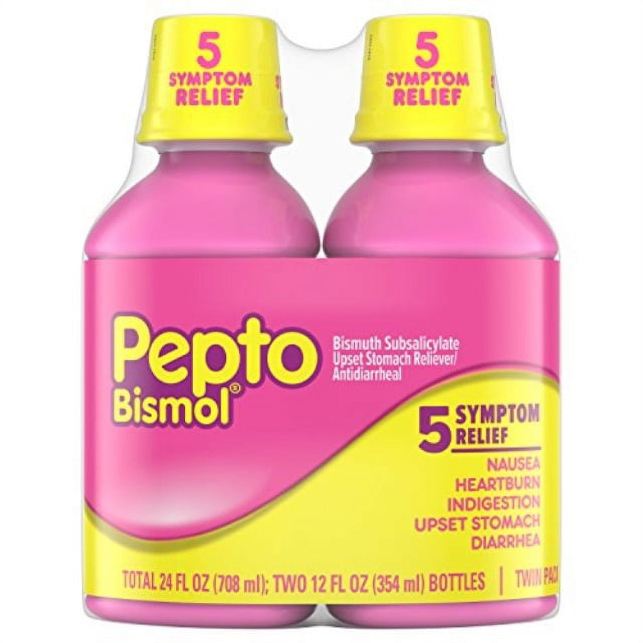 Pepto Bismol Liquid, Original Flavor, for Relief of Gas, Anti Diarrhea