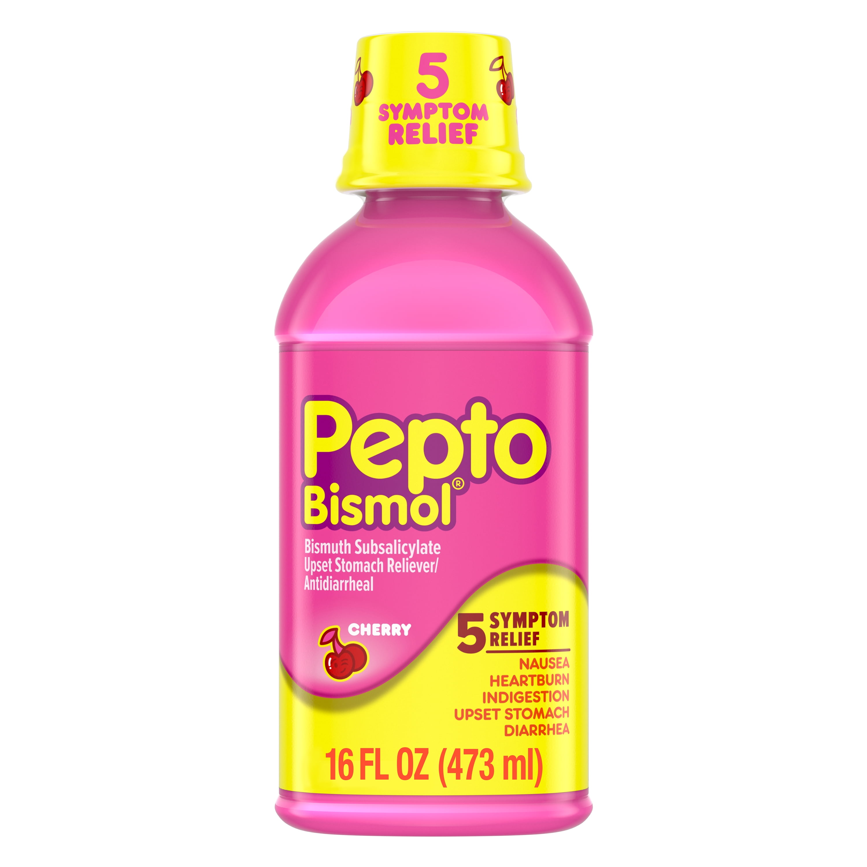 Pepto Bismol Liquid, Upset Stomach & Diarrhea Relief, overtheCounter