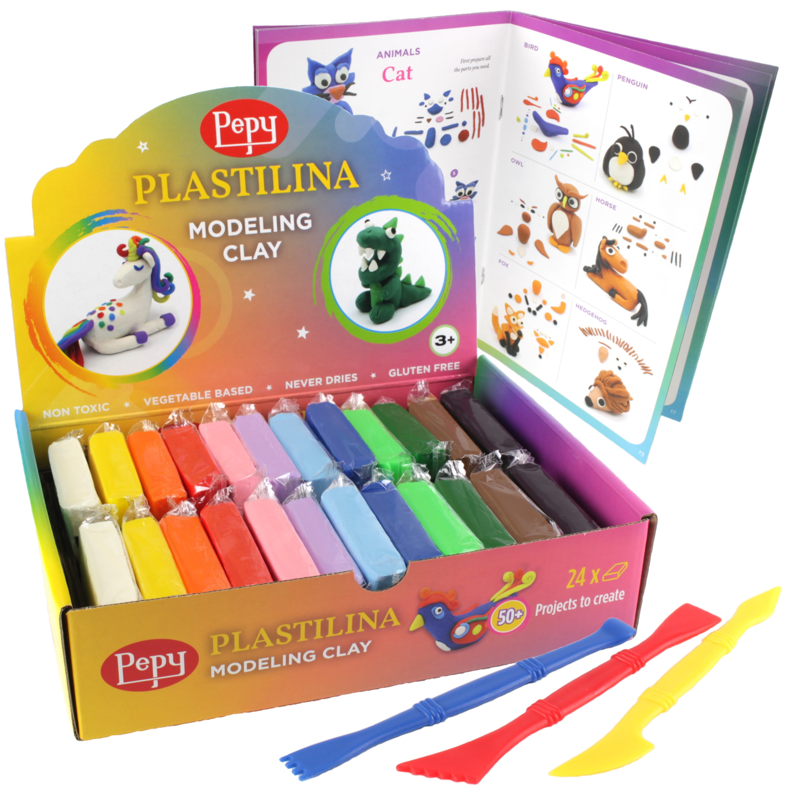 https://i5.walmartimages.com/seo/Pepy-Plastilina-Reusable-and-Non-Drying-Modeling-Clay-Set-of-24-Bars-1-4-Ounce-Each-Multicolor-includes-Tutorial-Book-and-Tools_fcd8f5ab-1343-48ca-a6b0-221a859b6ec7.2b1a6653cf954dc4374046279187a82b.jpeg