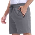 thumbnail image 1 of Pepypepy 100% Cotton Men’s Shorts with Zipper Pockets – Soft Lightweight Athletic, Size: S-XXL, 1 of 7