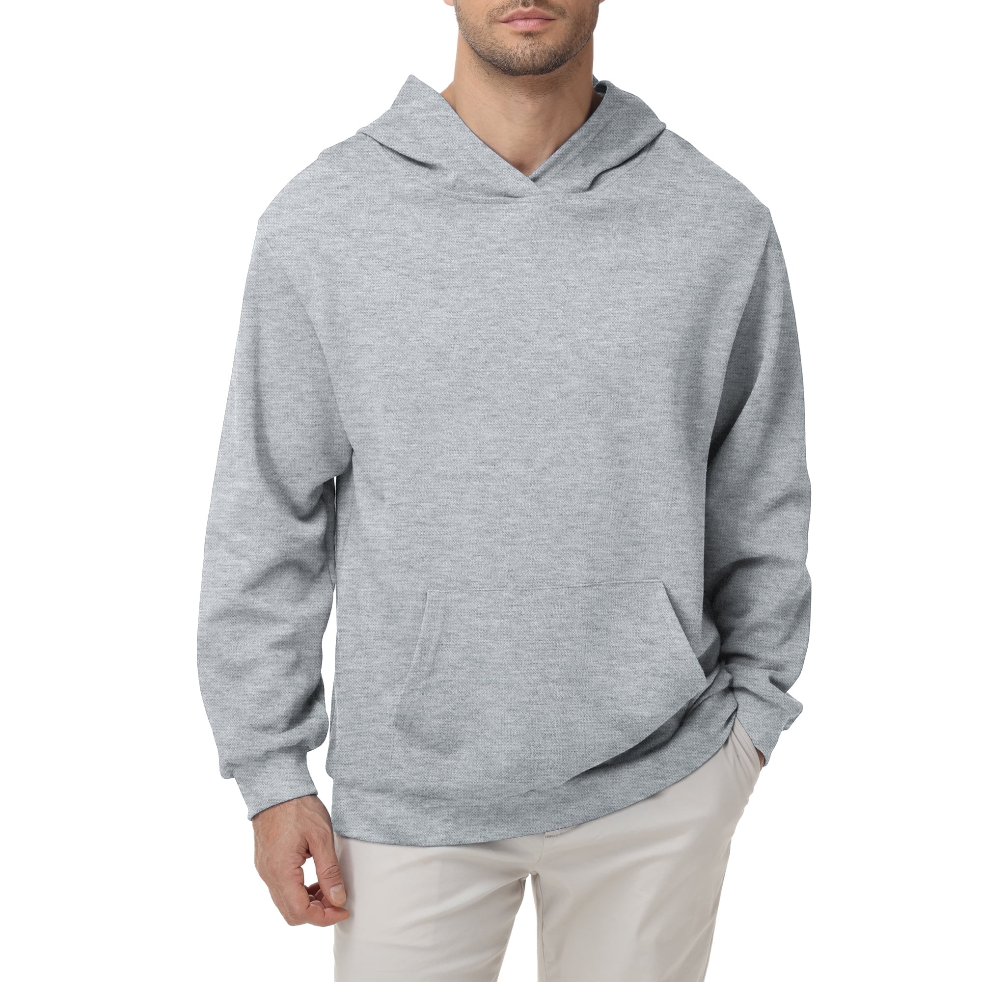 Pepypepy Men's Pullover Hoodie, Lightweight Cotton Hooded
