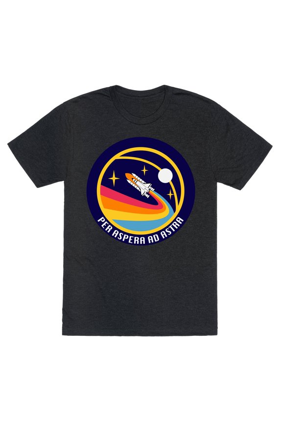 Per Aspera Ad Astra Logo Unisex Triblend Tee Tee Shirt Sweatshirt Hoodie