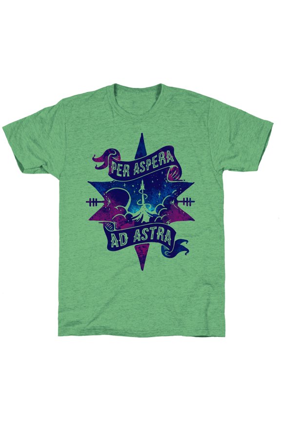 Per Aspera Ad Astra Unisex Triblend Tee Tee Shirt Sweatshirt Hoodie