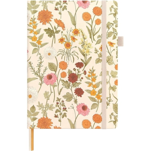 &And Per Se Undated Planner Weekly & Monthly Goal Planner with Habit Tracker, 72 Week Productivity Planner A5 Hardcover for Work School and Personal Planning(Wild Flowers)