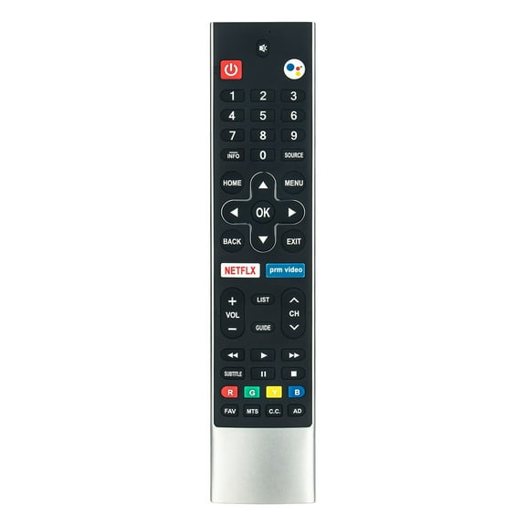 PerFascin HS-7720-BT Replacement Remote Control for Skyworth UD7200/UD6200 Series TVs, Black, New