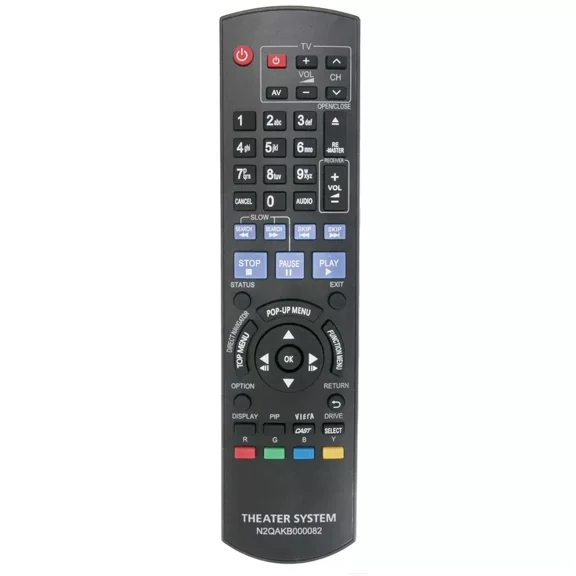 PerFascin N2QAKB000082 Replace Remote Control Fits for Panasonic DMP-BD65 DMP-BD45 DMP-BD85 MP-BD45 DMPBD45 DMPBD65
