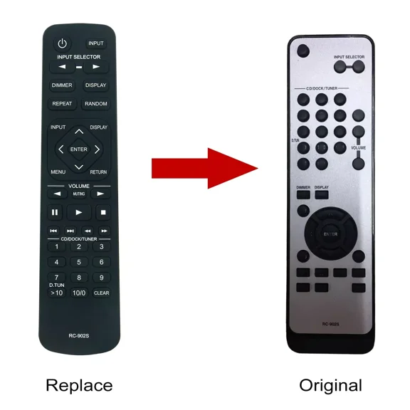 PerFascin RC-902S Replace Remote Control Fits for Onkyo RC-902S Stereo Receiver Amplifier A-9010 A9010