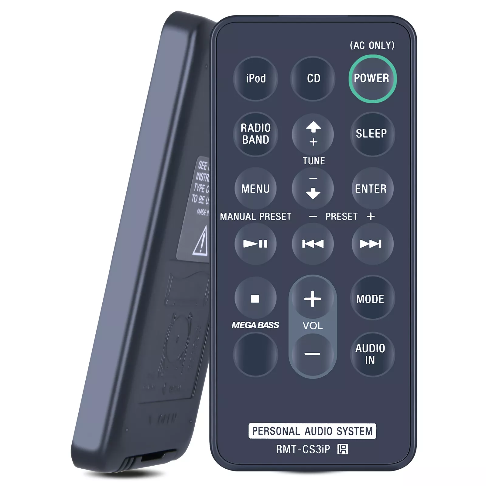 Télécommande De Remplacement RMT-CS2iPA Pour Chaîne Audio Sony ZS-S2iP Et ZS-S4iP (neuve)