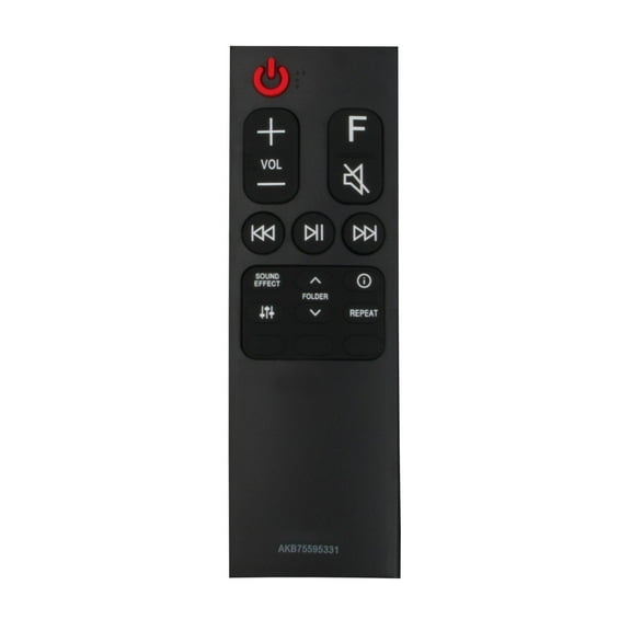 PerFascin Remote Control for LG Soundbar, Black