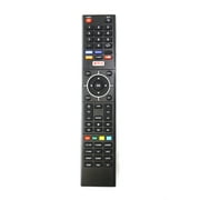 PerFascin Replacement Remote Control for ELEMENT LED TV ELST3216H/ELSJ4016/E4S4316H/E4ST4316H, Black, New