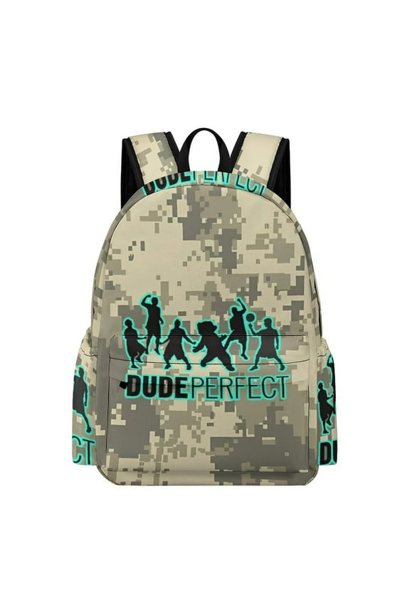 Backpacks, School Bookbag Printed Laptop Bag Shoulder Light Casual Backpack for Travel Hiking Camping