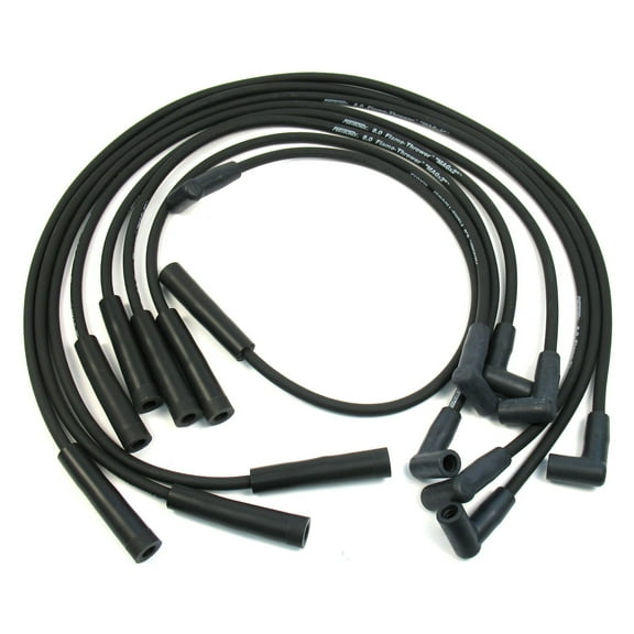 PerTronix 808204 Flame-Thrower Spark Plug Wires, 8 Cyl, GM HEI, Black