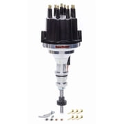 Pertronix D330710 Flame-Thrower Electronic Distributor Billet Magnetic Reluctor Black Male Cap Vacuum Advance